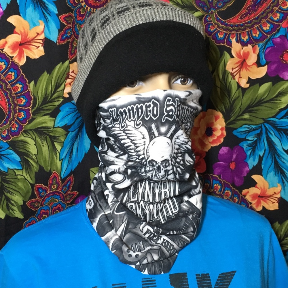 NEW MEN’S LYNYRD SKYNYRD x HOT WHEELS FACE COVER MASK